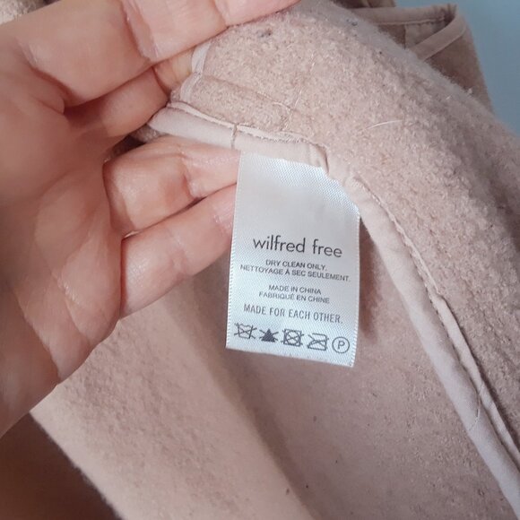 Wilfred Free The Ganna Shirt Jacket 100% Merino Wool - Picture 10 of 11